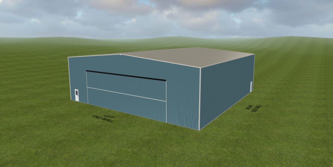 3D Builder steel building design example 2